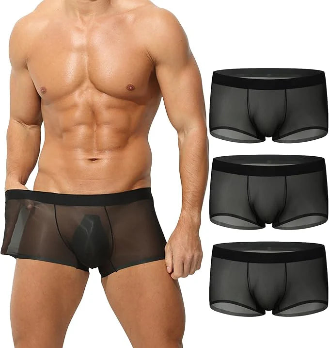 Ultradunne, ademende boxershorts voor heren【KOOP 2 KRIJG 1 GRATIS】