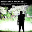 ✨ 90000 lumen tactische LED-zaklamp – 3 jaar garantie, oplaadbaar en te gebruiken als powerbank! ⚡🔦