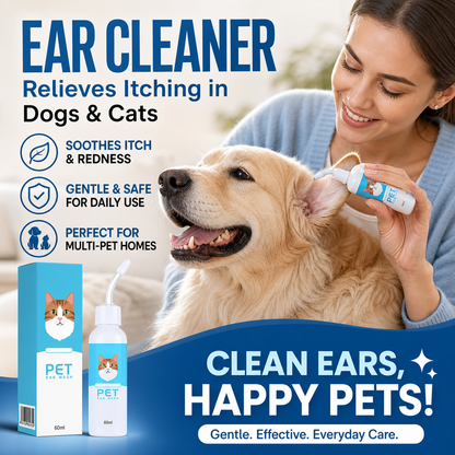 🐾🔥 50% KORTING | Oorreiniger voor Honden & Katten – Zachte Verzorging