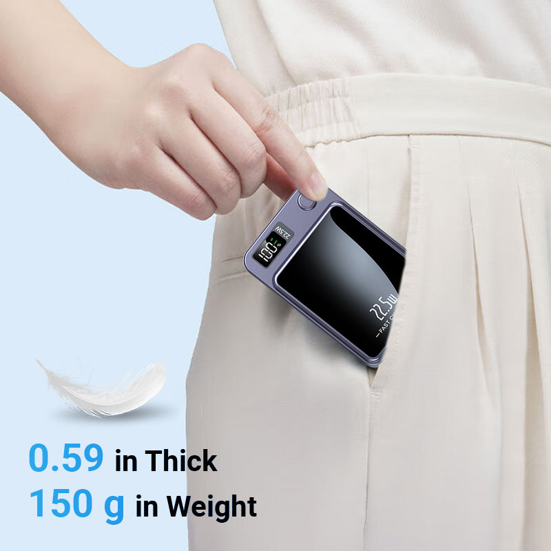 🖤⚡ BLACK FRIDAY 44% KORTING Ultra-Slim Magneet Powerbank 10000mAh – 2× Sneller Opladen, Draadloos & Vast 🚀