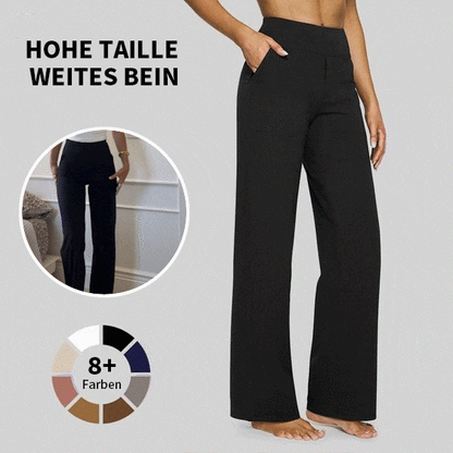 🎁Koop 2 stuks en krijg gratis verzending🔥 Loszittende high-waist business casual broeken en yogabroeken