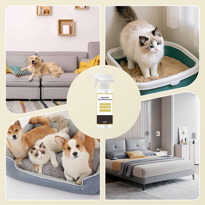 Krachtige geurverwijderaarspray voor huisdieren