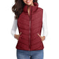 ⏰Hot Sale-Puffer Vest Vrouwen Mouwloze Zip Up Bovenkleding
