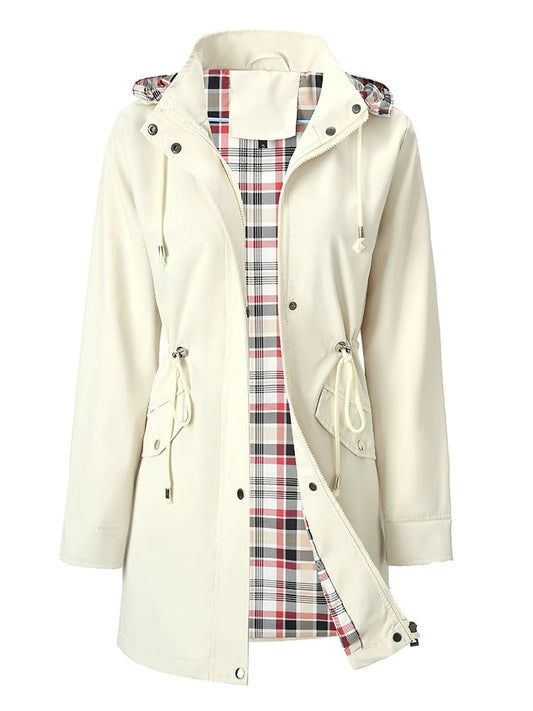 🍂Herfst Hete Verkoop 49%💗🧥Ultieme geruite waterdichte jas voor dames🍃