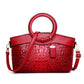 🔥 2025 Hot Salg 🔥 Stor Capacity Vintage Luxury Crocodile Leather Vintage Handbag