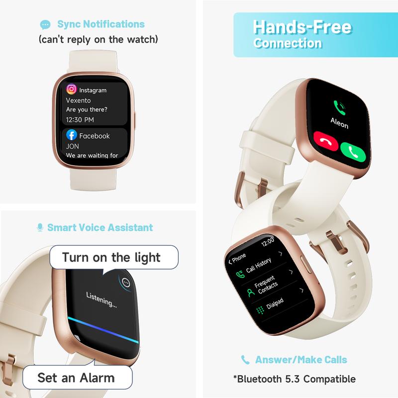 ⌚ 60% KORTING! Smartwatch voor dames en heren – Belen en gebeld worden, meer dan 100 sportmodi, slaaptracker en IP68 waterdicht! 💪📲