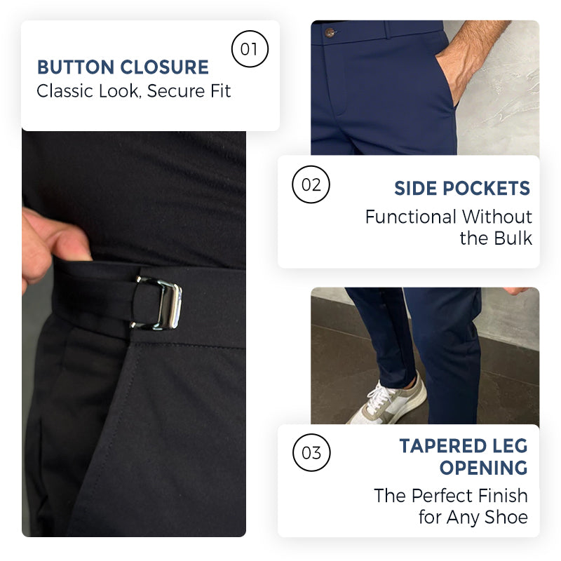 ⏳Tijdelijke aanbieding⏰Herenbroek met stretch en slim fit