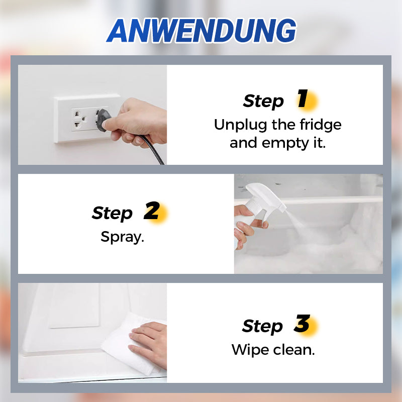 Ontdooispray voor koelkast en vriezer - Snelle ijsverwijdering met milieuvriendelijke formule voor moeiteloos schoonmaken 🌿❄️