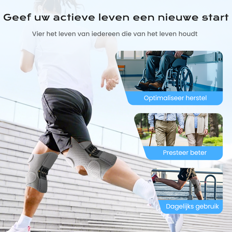 💥Verstelbare Kniebescherming Versterker voor Sport💥