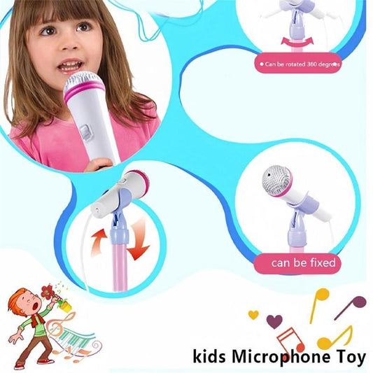 🎤 Kinder Karaoke Microfoon met Licht – Muzikaal Speelgoed & Zingmachine | Perfect Verjaardags- & Kerstcadeau 🎁✨