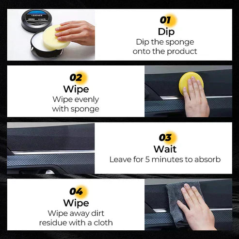 🔥Hot Sale 65% UIT🔥Reinigings- en verzorgingscrème &Reinigingspasta voor lederverzorging