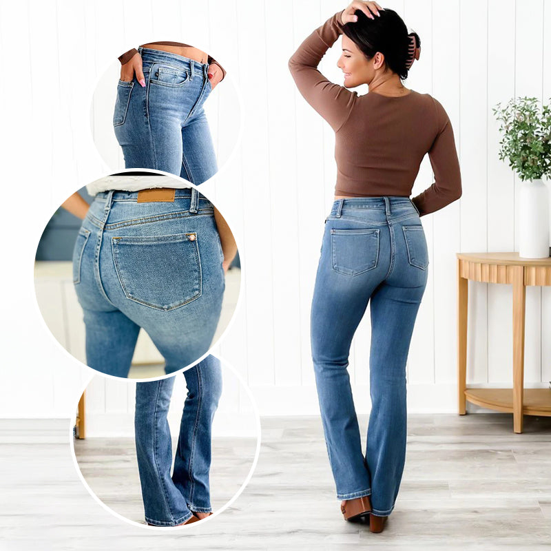 🔥Stretch buikspierbroek met hoge taille 👖 + 360° stretch voor een slankere look