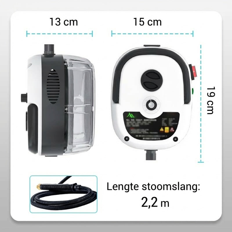 ♨️50% KORTING🔥2500W Handstoomreiniger – Krachtige reiniging met hoge temperatuur en druk