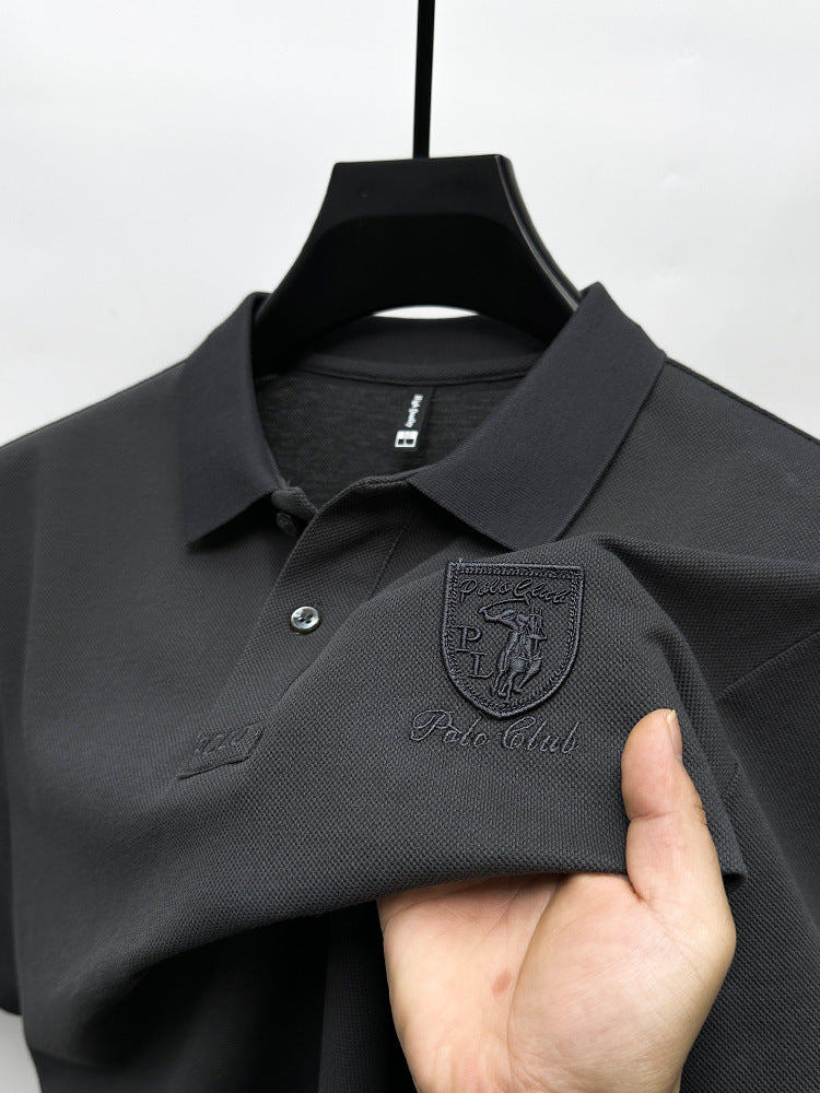 Heren casual business revers korte mouw T-shirt