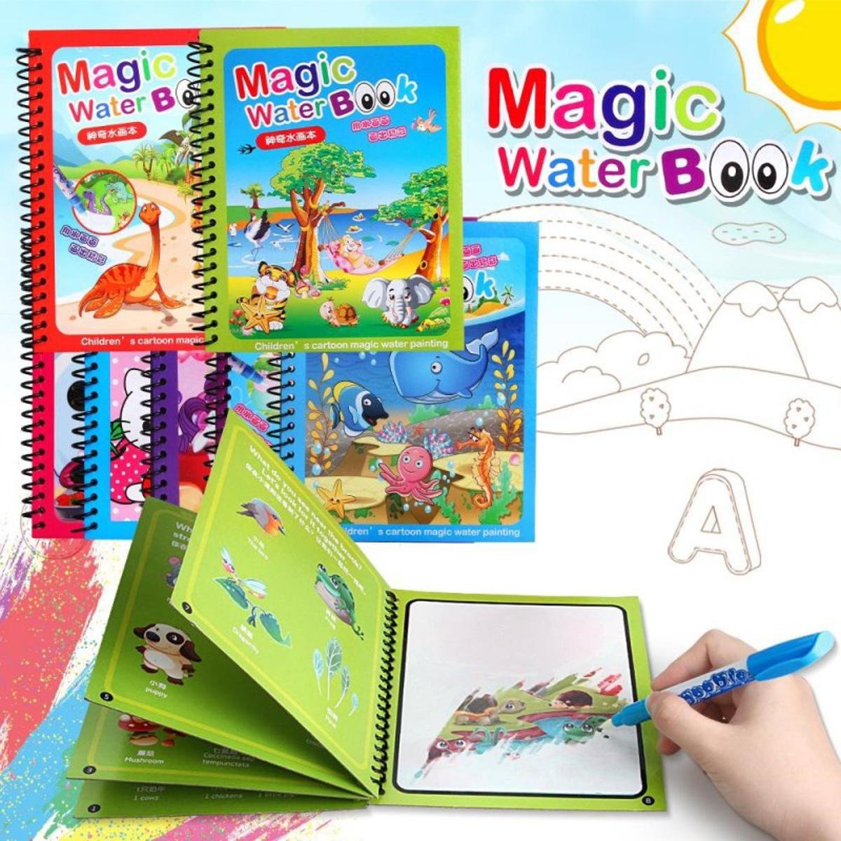 ✨️LAATSTE DAG  KORTING op✨️Magic Water Book📚️🎨🧠