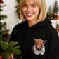 🐮 50% KORTING!!🎁Schattige Highland Cow warme hoodie met fleece voering