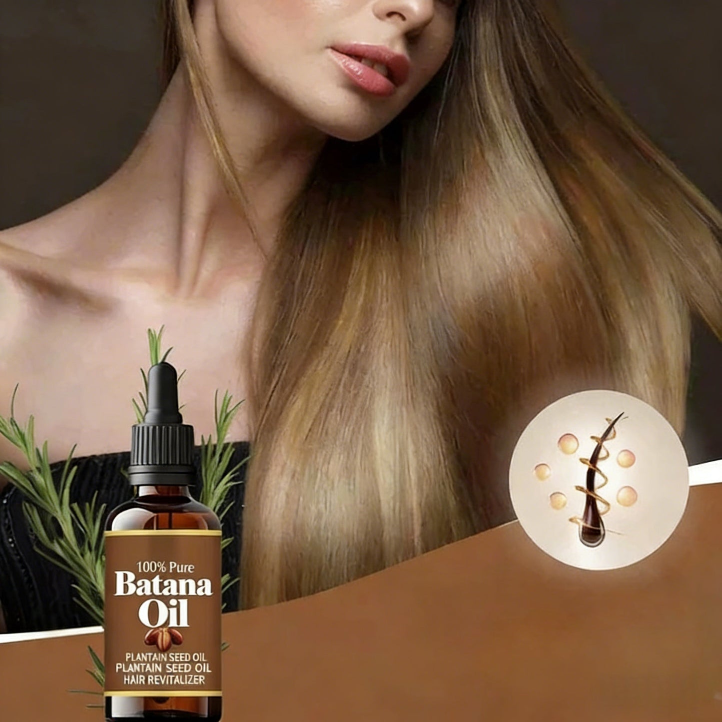 🌟Stop met het gebruik van shampoos! Deze premium haarolie is een haarmasker + serum + serum voor haargroei. 💦72 uur langdurige glans