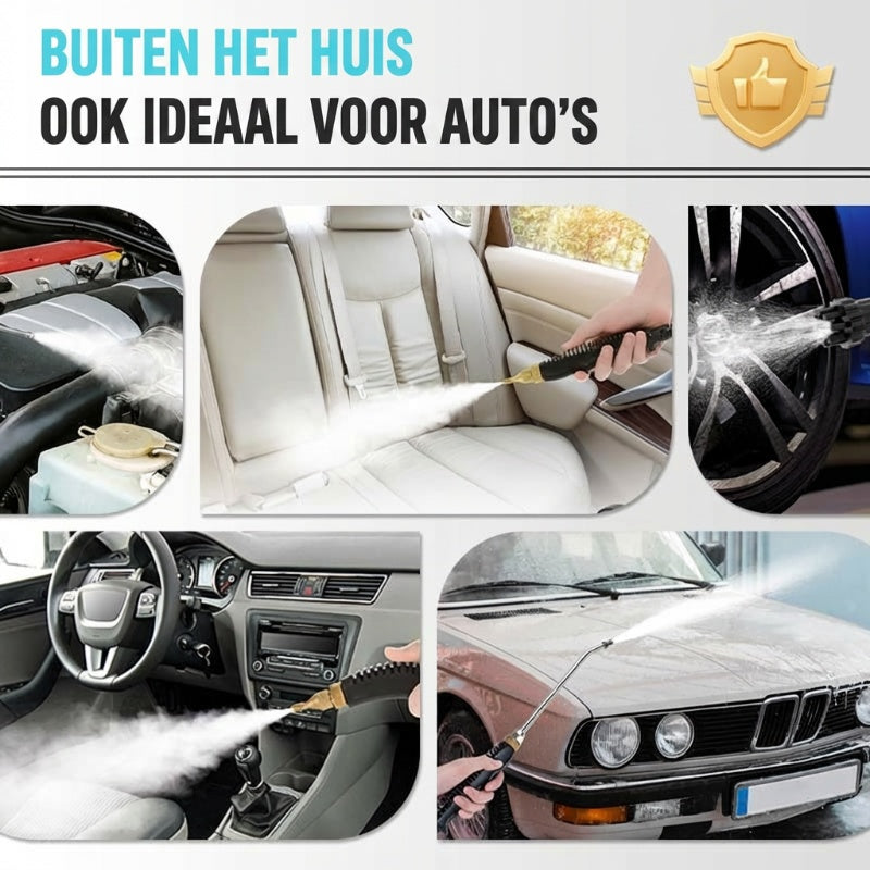 ♨️50% KORTING🔥2500W Handstoomreiniger – Krachtige reiniging met hoge temperatuur en druk