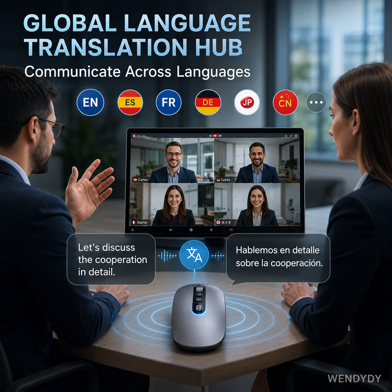 🖱️50% OFF! 💥 AI Smart Voice Wireless Mouse – 1600 Words/Min, Translation Hub, Ergonomic ✨