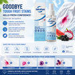 ✨ Fantastische vlekverwijderaar spray – verwijdert fruit‑, vet‑, wijn‑ en koffievlekken in enkele seconden. Niet schrobben, gewoon inspuiten en klaar! 🧼💪