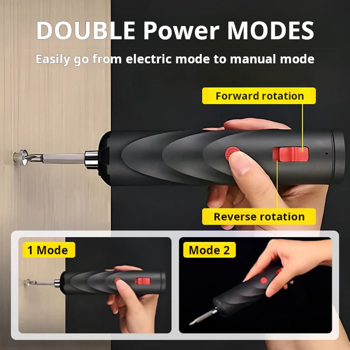 🔥2025 Hot Sale 50% korting🔥✨ Draadloze elektrische schroevendraaier - 6 magnetische bits en ingebouwde led voor nauwkeurige reparaties 🔋✨