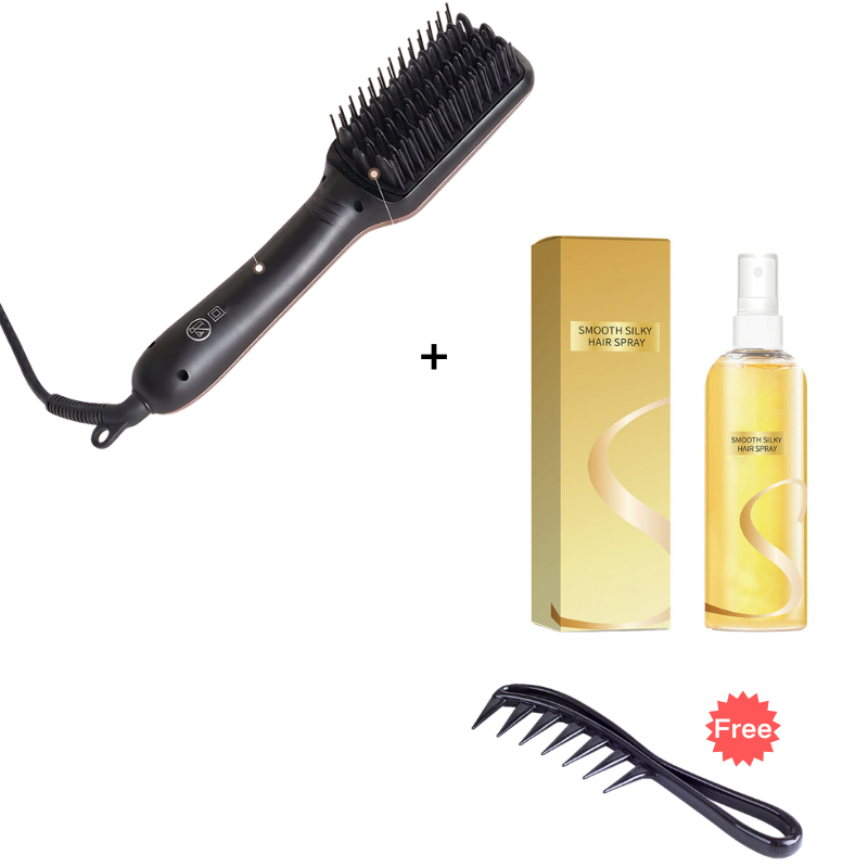 ⏰TIJDELIJKE AANBIEDING✨ LCD temperatuurregel stylingkam brandwerend veilig voor alle haartypes
