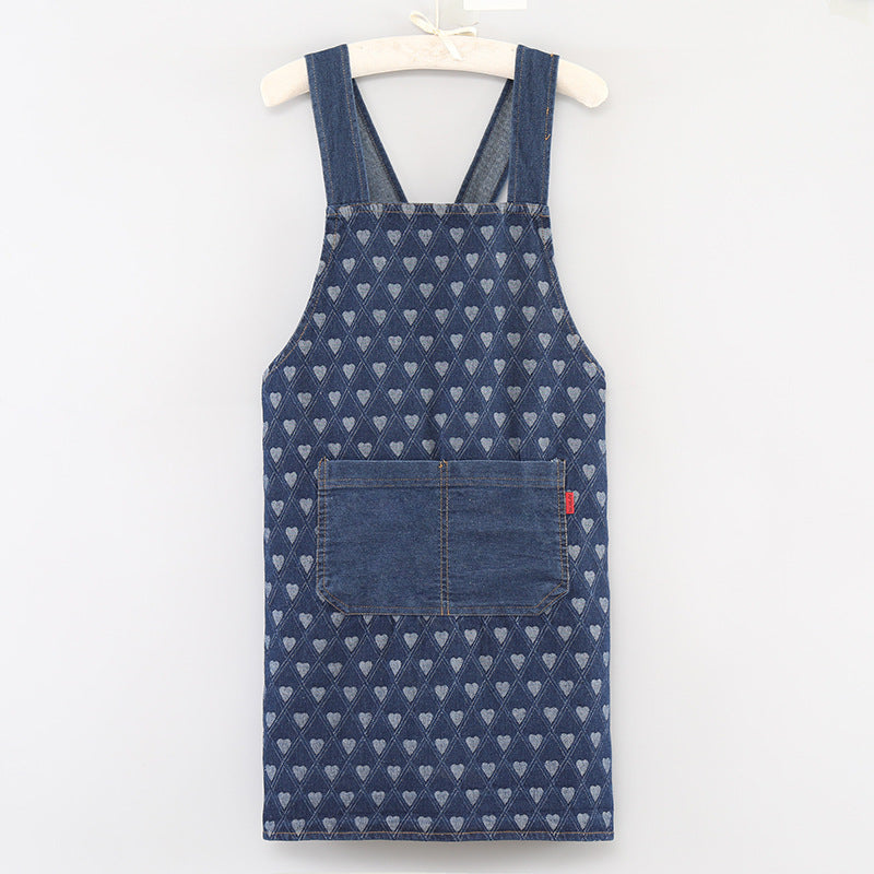 💖 Black Friday Mega Deal – 42% korting! Schort voor volwassenen met ruime zak & verstelbare bandjes – ultrazachte denim, stijlvol én praktisch! 🥐🤍