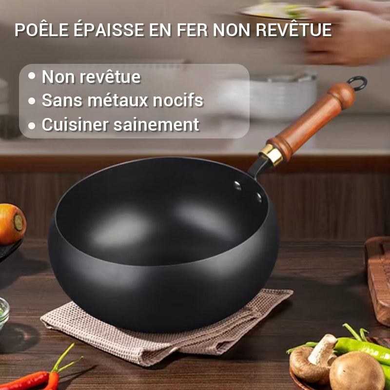 🍳Flash Sale🔥Ultralichte, ongecoate, dikke gietijzeren antiaanbakpan