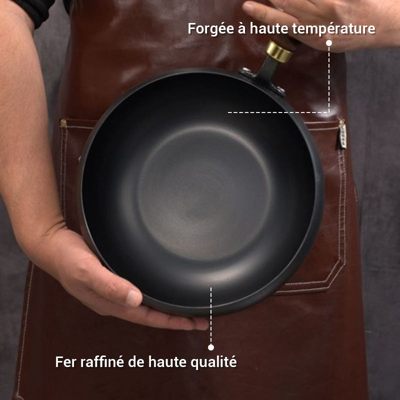 🍳Flash Sale🔥Ultralichte, ongecoate, dikke gietijzeren antiaanbakpan
