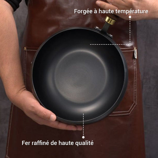 🍳Flash Sale🔥Ultralichte, ongecoate, dikke gietijzeren antiaanbakpan