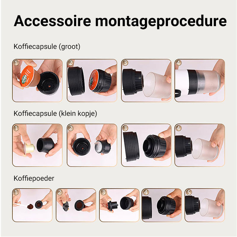 ⏳Beperkte tijd 50% korting!💥 op Oplaadbare Draagbare Capsule Koffiezetapparaat in de Voorverkoop❄️