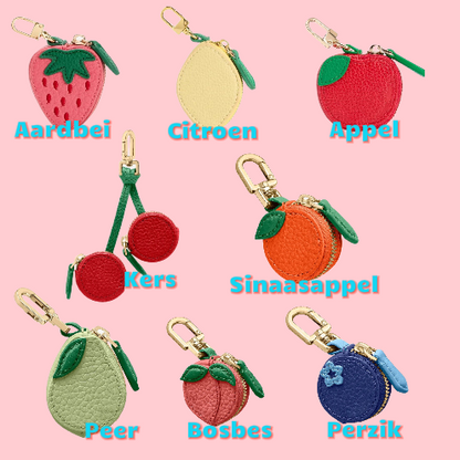 Schattig fruitvormig mini-portemonneetje