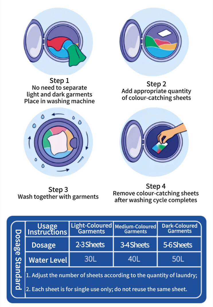 🔥Laatste dag 50% KORTING🧼 - ✨【Color Catcher-vel voor de was】✨