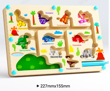 🎁🔥Kerstmis-uitverkoop✨【Curiosity Expedition Play Kit】✨ -🔢🎨Magnetisch kleuren- en cijferdoolhof!🚀