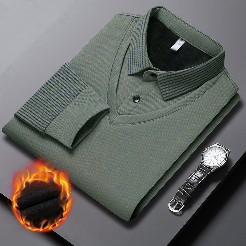 🔥✨Tweedelig gebreid herenhemd met kapel Faux
