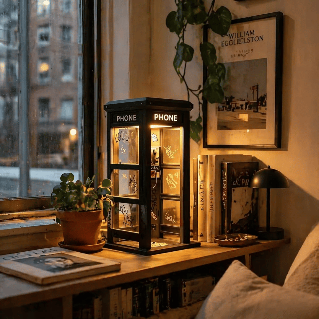 🥳2026 HOT SALE🥳💞✨ Vintage telefooncel-sfeerlamp