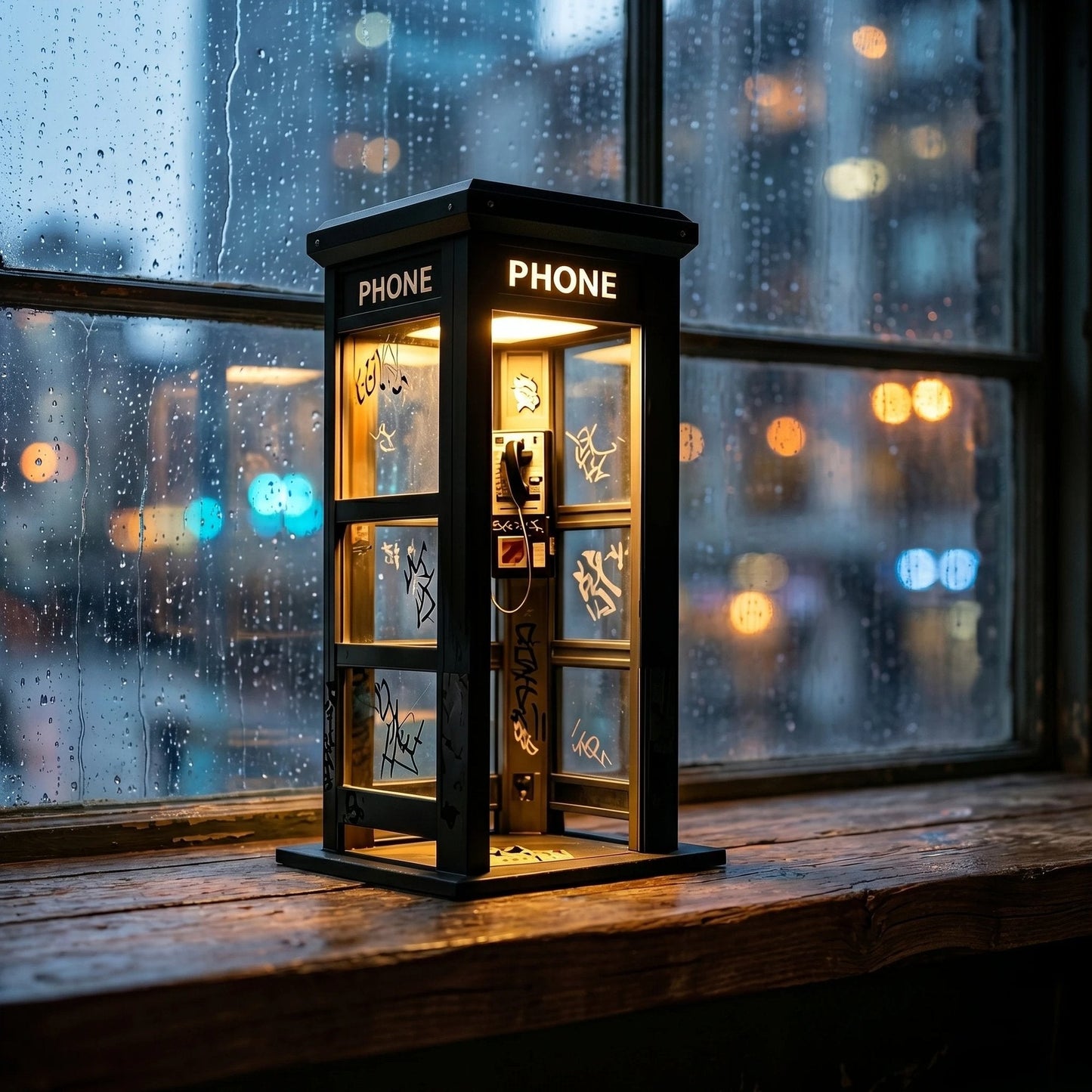 🥳2026 HOT SALE🥳💞✨ Vintage telefooncel-sfeerlamp