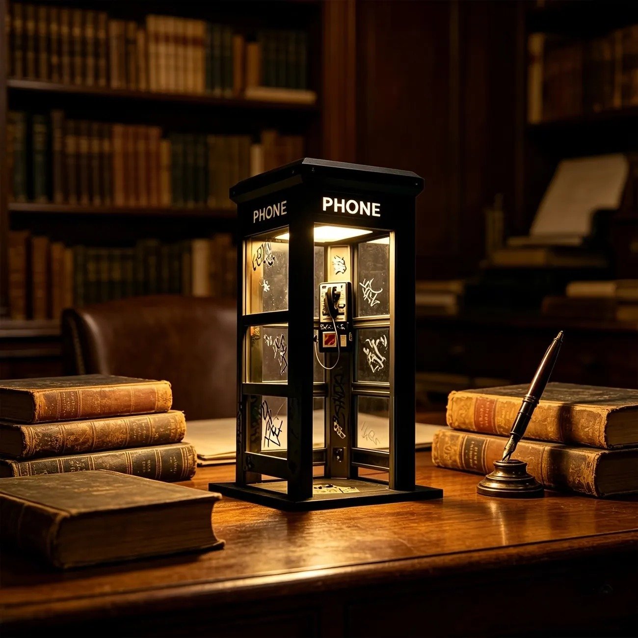 🥳2026 HOT SALE🥳💞✨ Vintage telefooncel-sfeerlamp