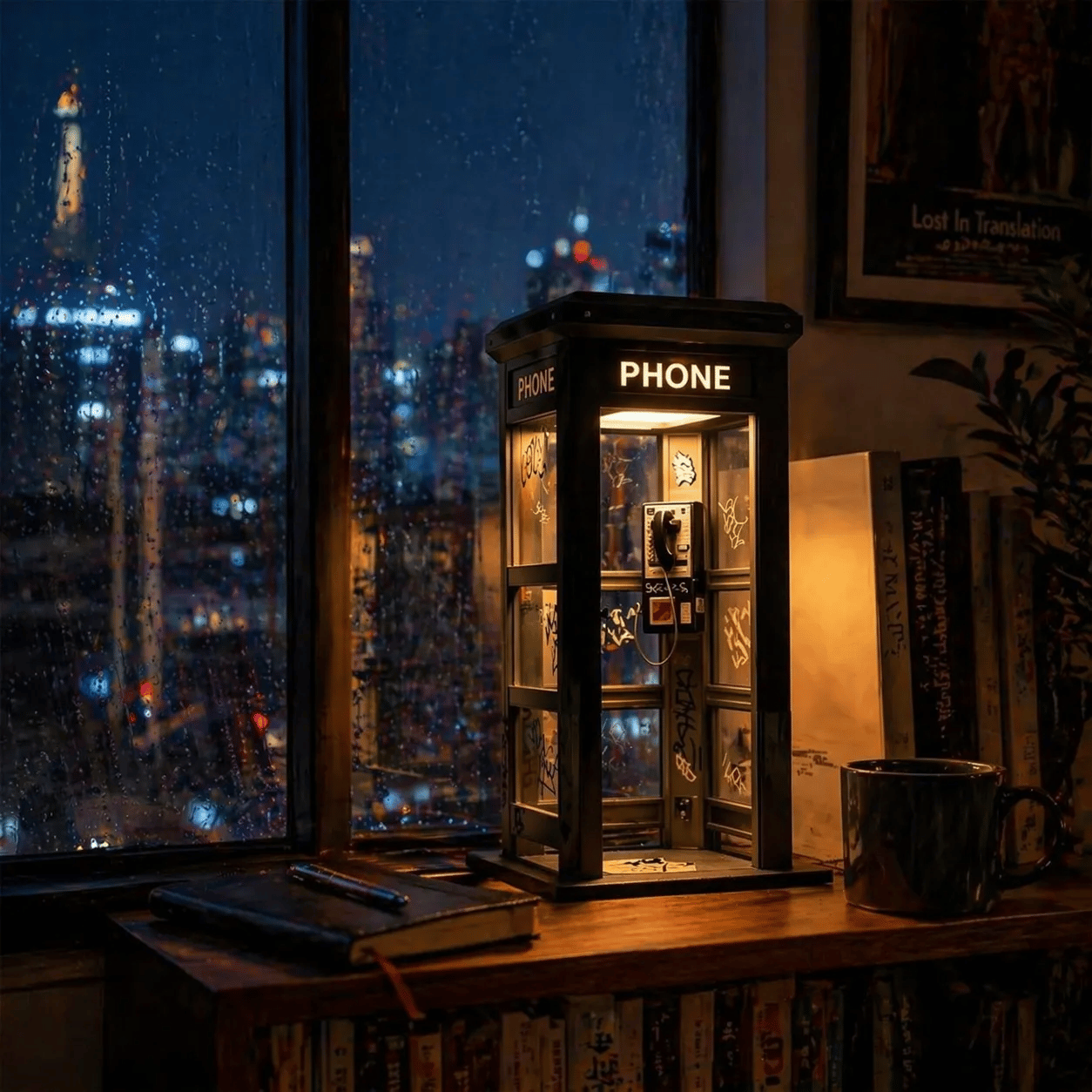 🥳2026 HOT SALE🥳💞✨ Vintage telefooncel-sfeerlamp