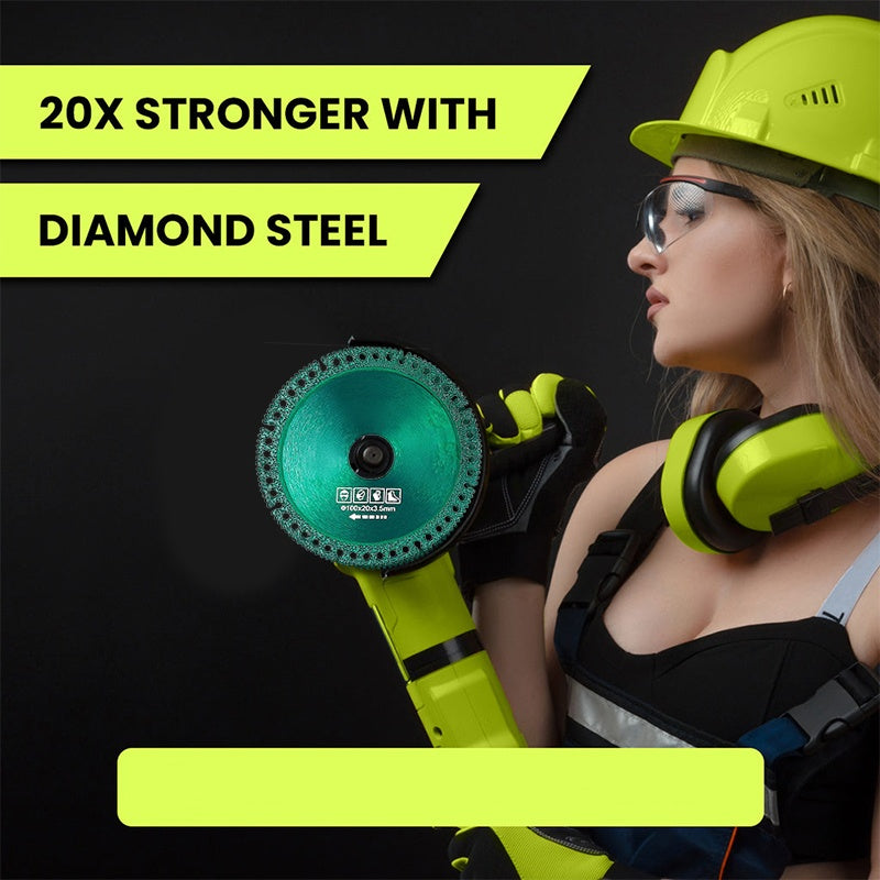 Multifunctioneel diamantzaagblad voor haakse slijper