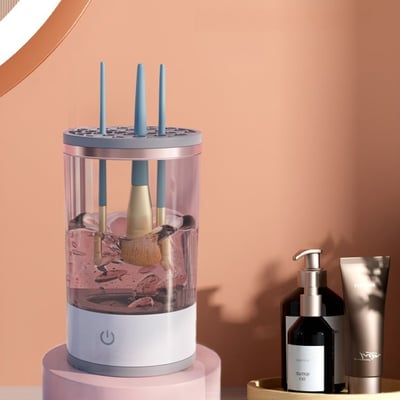 🎄 Automatische Make-Upkwastenreiniger – Grondige Reiniging, Meerdere Kwasten Tegelijk & Huidveilig | Kerst Early Bird Deal – 42% Korting ✨