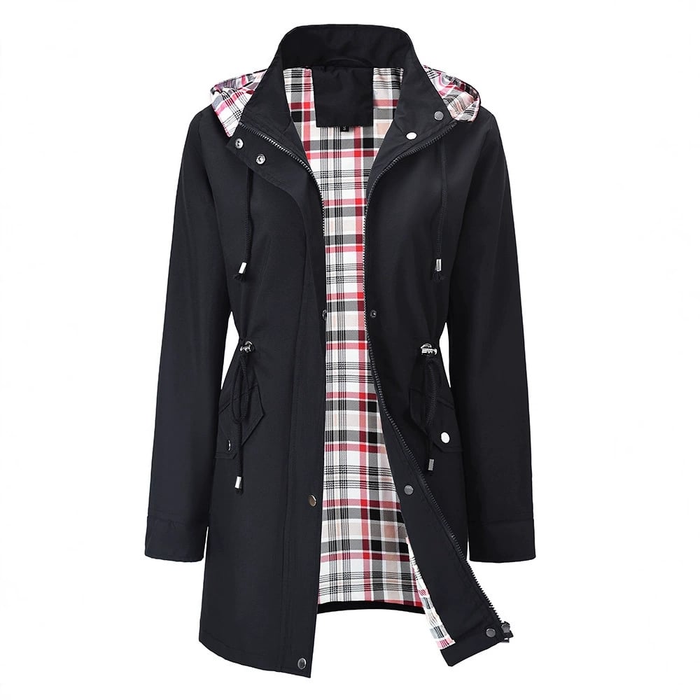 🍂Herfst Hete Verkoop 49%💗🧥Ultieme geruite waterdichte jas voor dames🍃