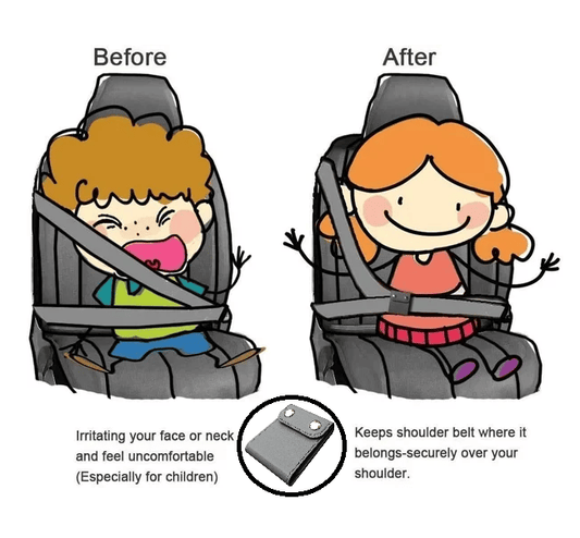 ⚡ Verstelbare autogordel, universeel comfort