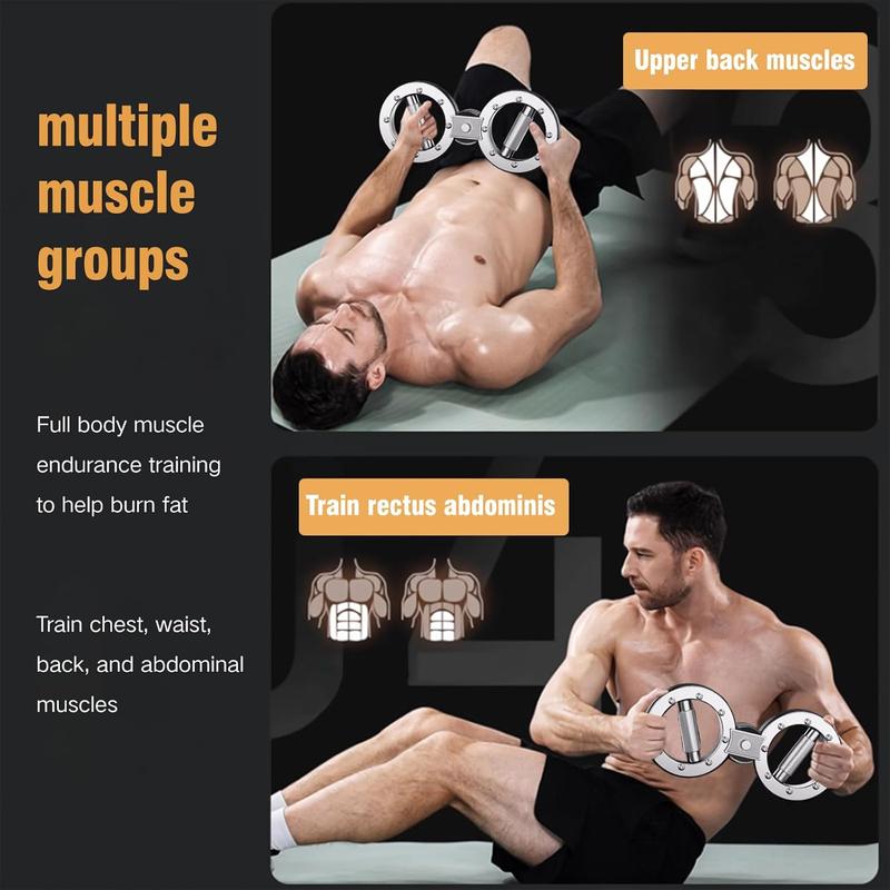 [Trainingsapparaat voor thuisgebruik] Spinning Rotator Burn-apparaat, 12 lb-trainingsapparaat voor armen en schouders met instelbare weerstand, onderarm- en grijpkrachttrainer voor mannen en vrouwen – voor thuis en in de sportschool