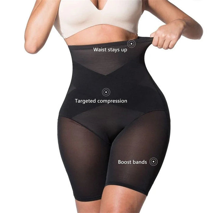 Nieuwe kruiscompressie Abs& Booty Hoog Getailleerde Shaper