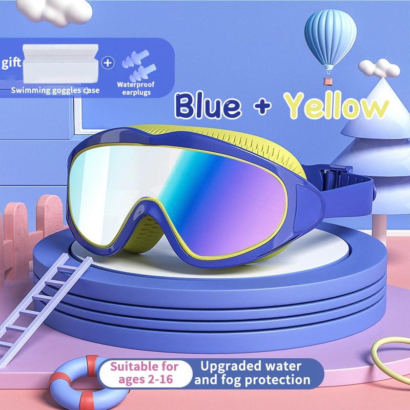 🍹2025 Grote Uitverkoop 50% KORTING☀️ HD Kinderzwembril met Groot Frame, Waterdicht en Anti-Fog
