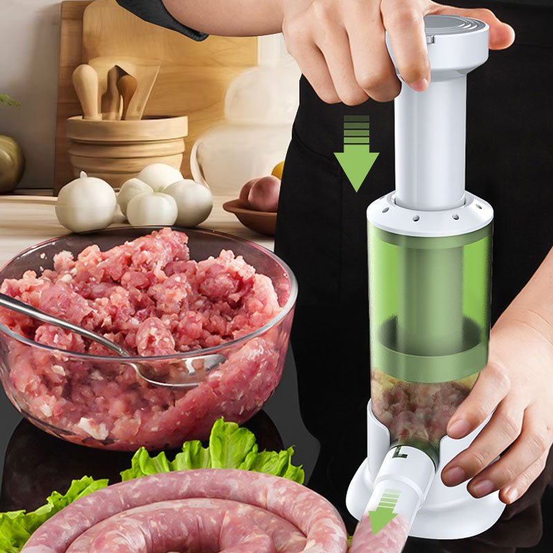 Sausage Stuffer with 4 Different Sizes Stuffing Tubes
