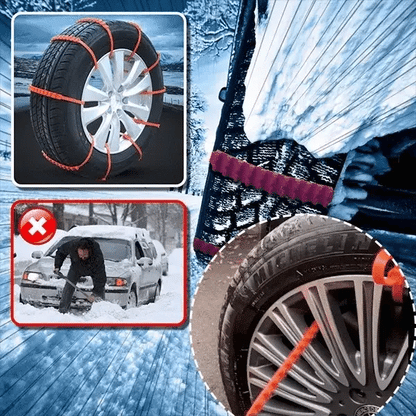 🔥 Winter Auto Antislipkettingen – Super Slijtvast, Eenvoudig Installeren & Universeel (Veilig Rijden in Sneeuw & Ijs!)