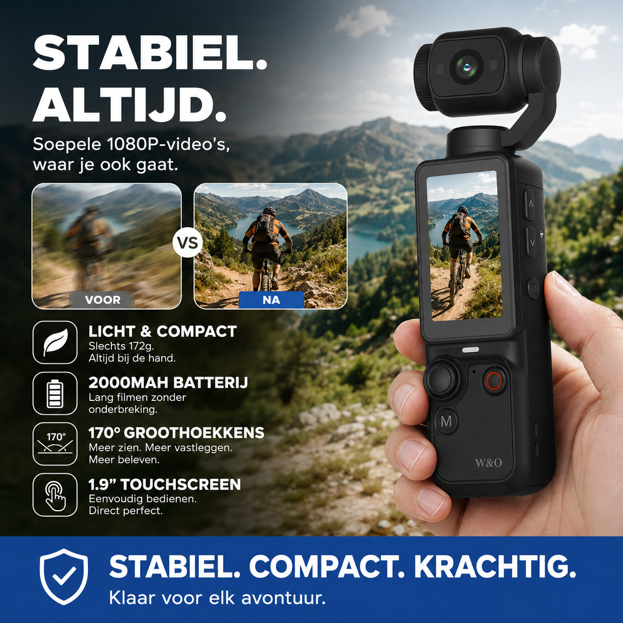 📸✨ 【Beperkte oplage – 50% korting】Zakcamera met kantelbaar scherm – perfect selfies in scène zetten 📱💄 meteen delen, zonder nabewerking