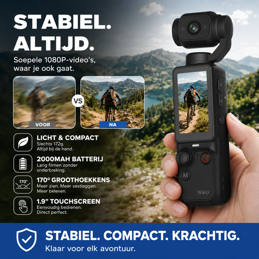 📸✨ 【Beperkte oplage – 50% korting】Zakcamera met kantelbaar scherm – perfect selfies in scène zetten 📱💄 meteen delen, zonder nabewerking